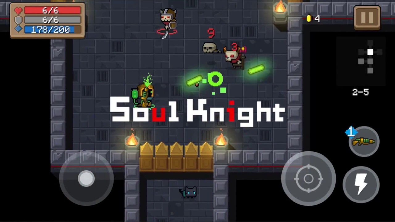 Soul Knight — геймплей пиксельного рогалика